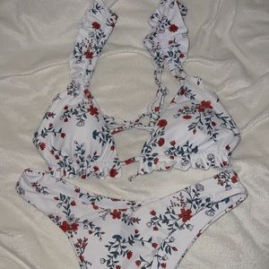 Flower print Zaful size medium bikini